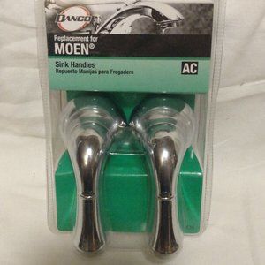 Danco Faucet Replacement Sink Handles for Moen Monticello 10536 Chrome Handles